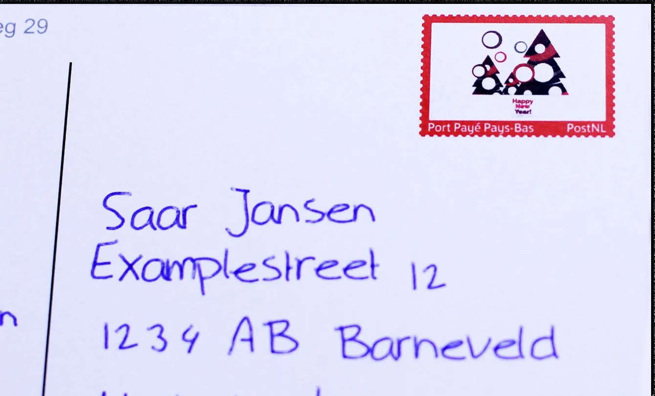 Eigen kerstzegel