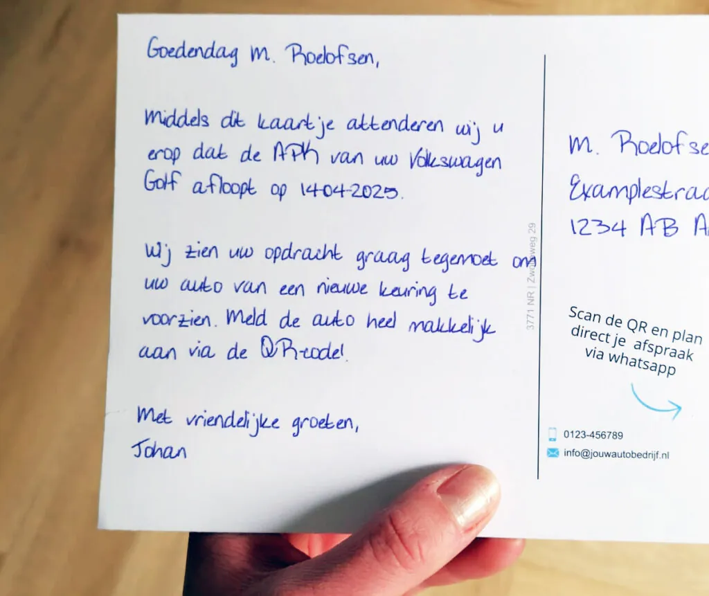 What sets handwritten cards apart